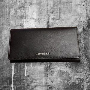 Wallet/Black/Leather Calvin Klein